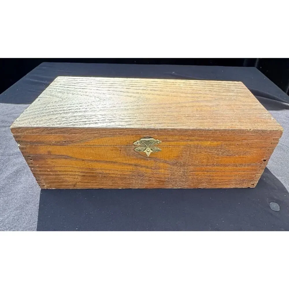 Antique Bliss Boys Union Tool Chest No 600B Wood Box Storm King Door Hanger